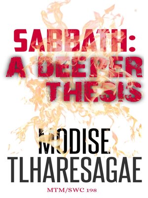 cover image of Sabbath; a Deeper Thesis